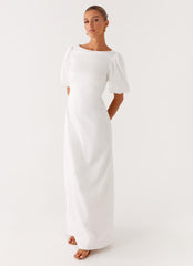 Judy Maxi Dress - White