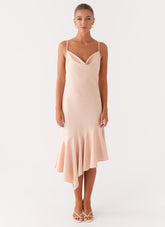 Korby Midi Dress - Pink