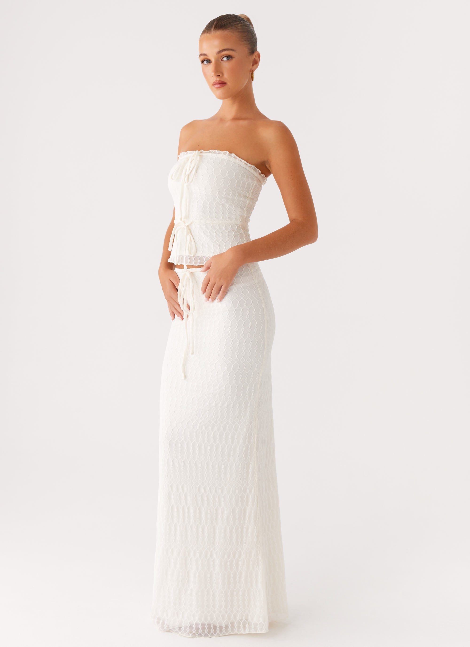 Blakely Maxi Skirt - Ivory