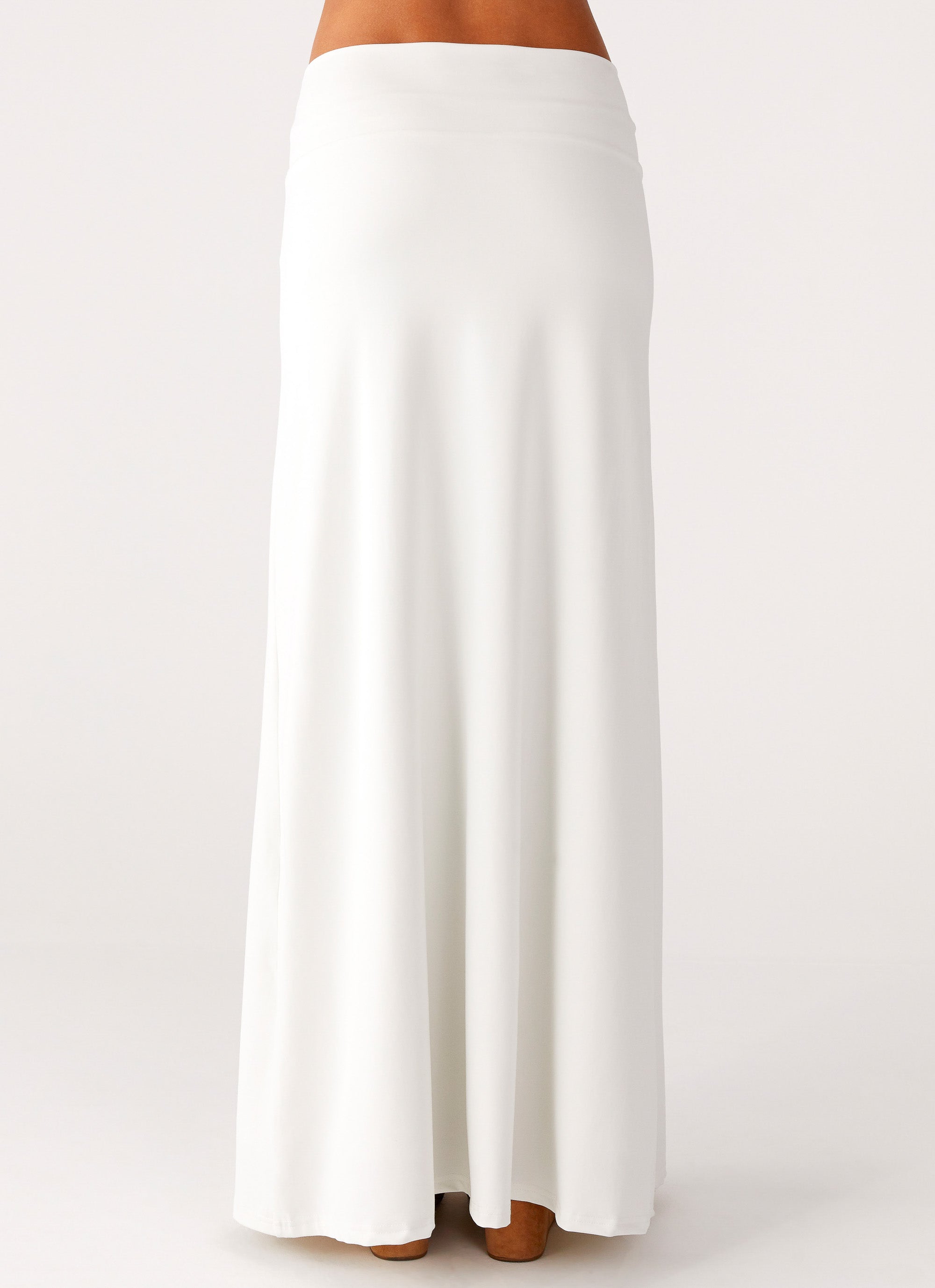 Shoreline Glow Maxi Skirt - Off White