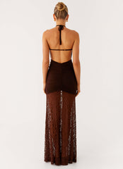 Somber Maxi Dress - Chocolate