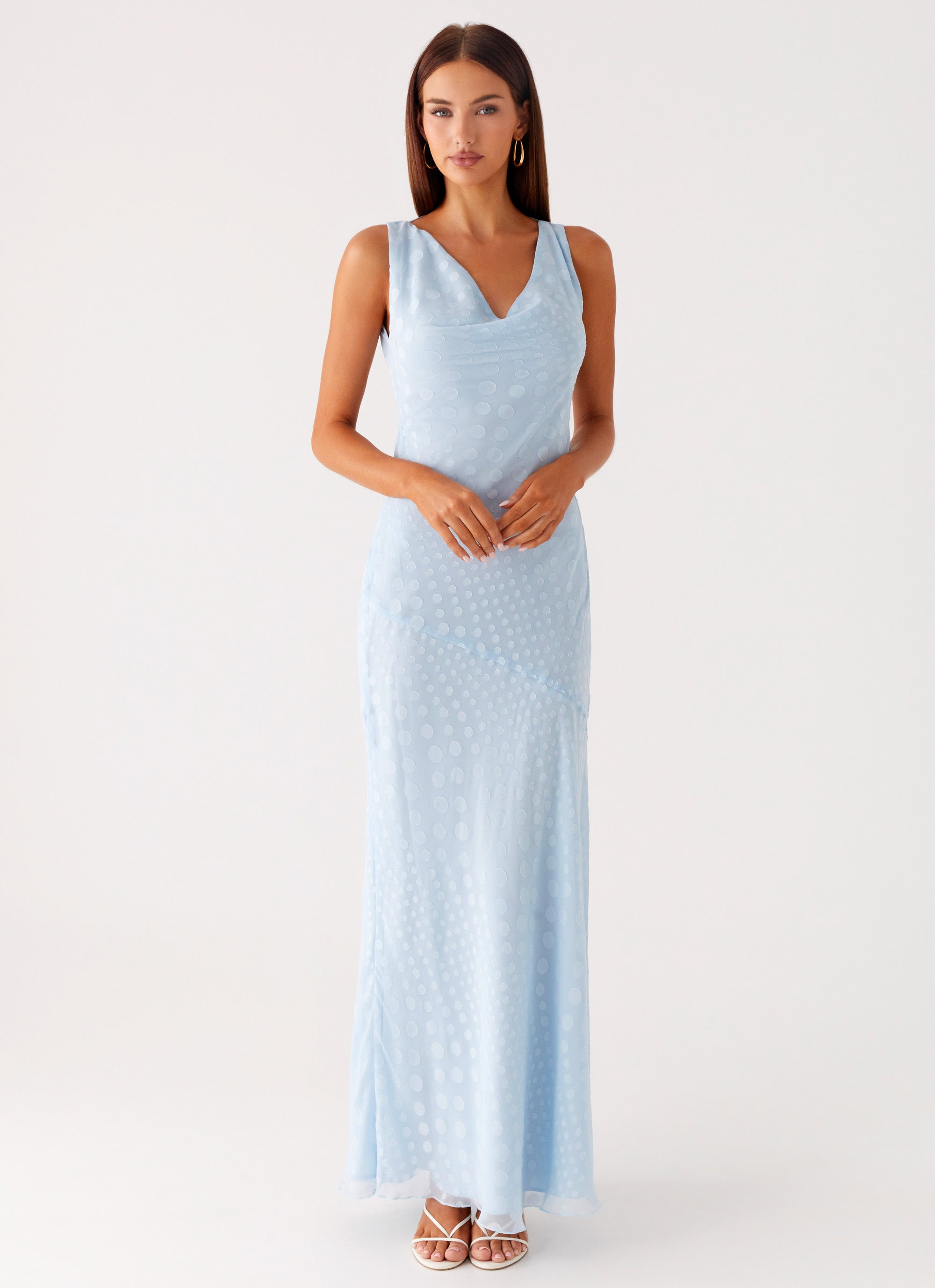 Sundance Chiffon Maxi Dress - Blue